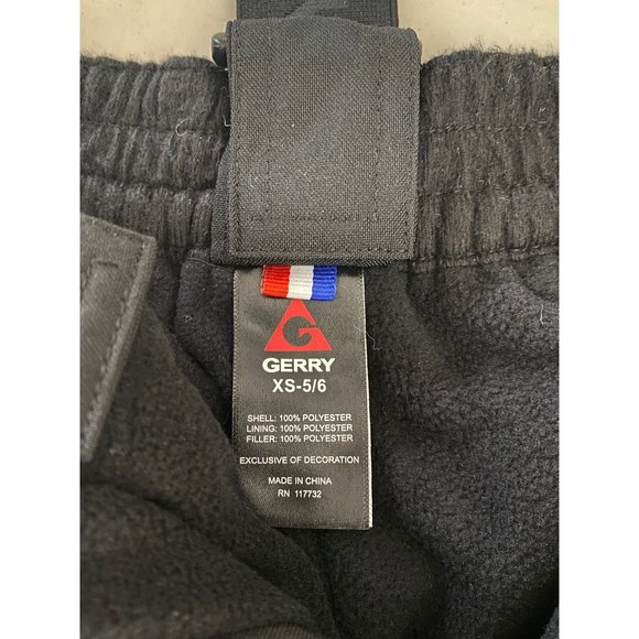 NWT Gerry Boys' XS 5 Performance Snow Pant With Removable Suspenders Black - Picture 8 of 16